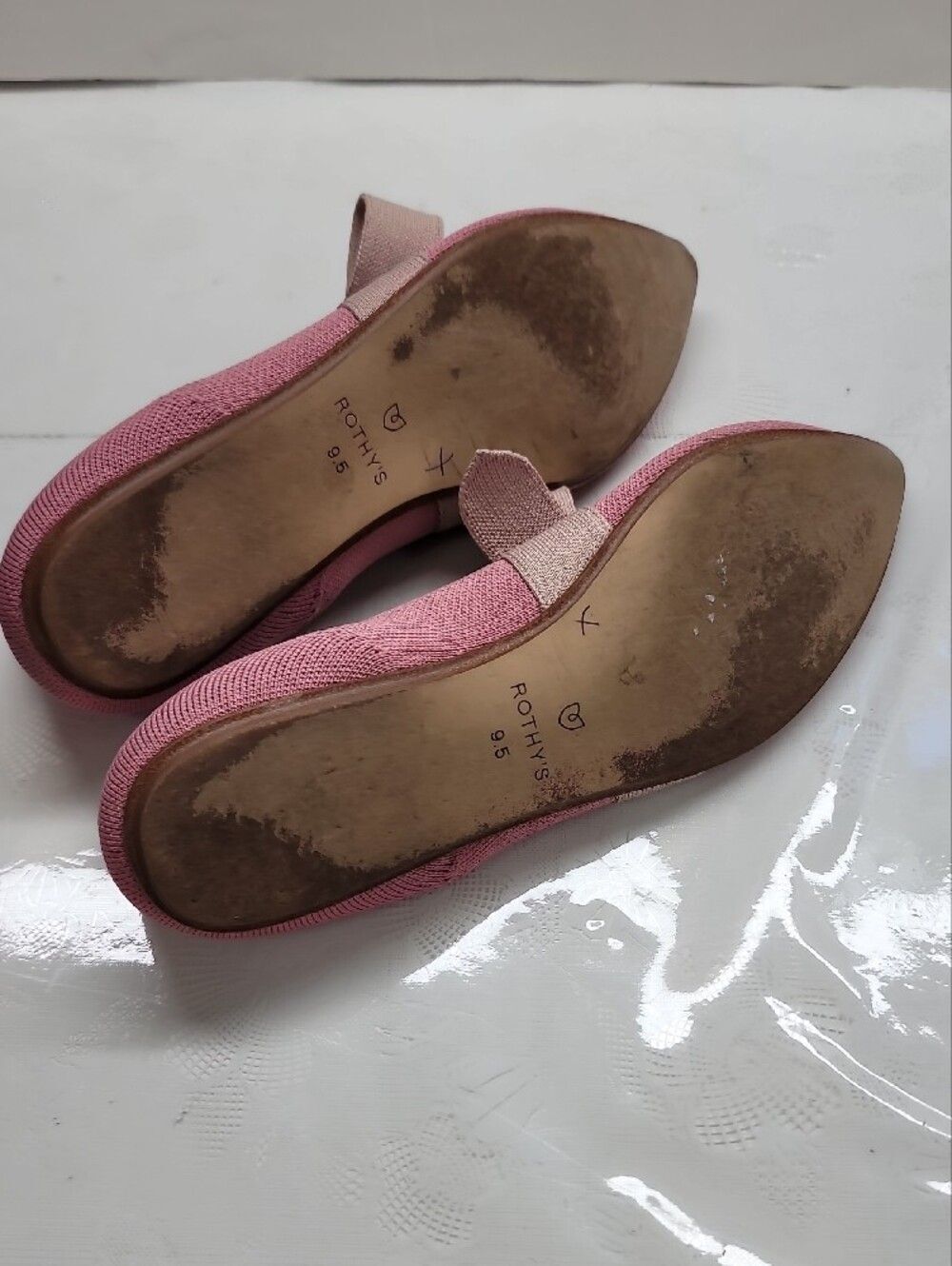 Rothy's The Rosebud Pointed Toe Bow Maryjanes Size 9.5 - Picture 11 of 11